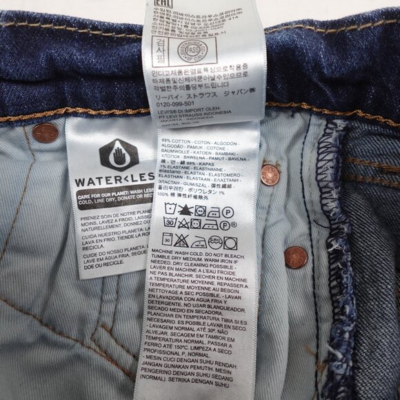 Levi's Premium 512 Slim Taper Flex Jeans Men's 28x30 Stretch Denim - Picture 6 of 13